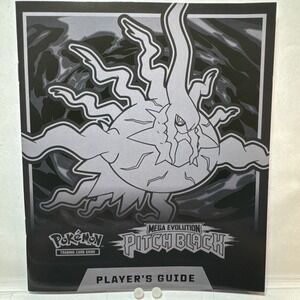 Pokemon TCG Pitch Black Player's Guide Book Mega Evolution ETB Black